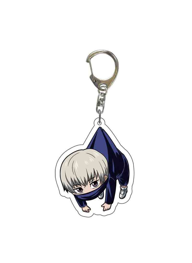 Generic - Mantra back to battle keychain cartoon anime peripheral five Wu Tiger stick yourenzhen people Fu heihui acrylic pendant Dog roll spines (hanging type) Dog roll spines (hanging type) - Image 1