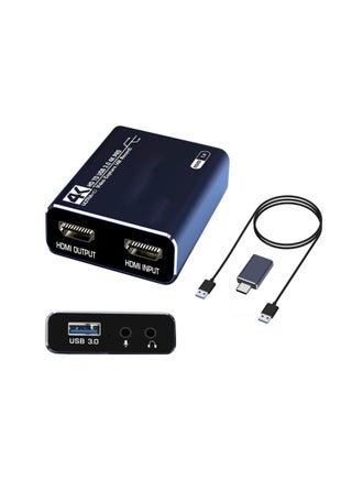 4K HDMI USB 3.0 Audio Video Capture Card for Game Recording and Live Streaming, Full HD 1080p, No Frame Lag, Compatible with Nintendo Switch, Camera, PS4, OBS, and More. - pzsku/ZEDF71444FDA465CDE28CZ/45/_/1722308896/7259650e-0d8d-41f1-a9c0-51a1f6836f09