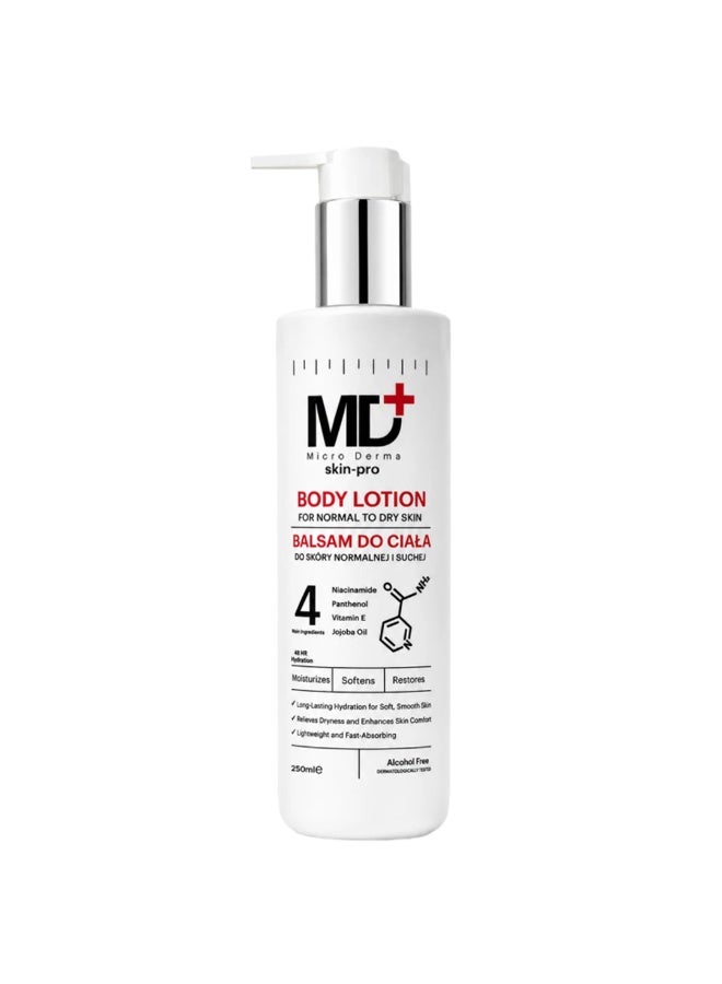 MD Skin Pro Body Lotion For Normal To Dry Skin 250ML - Image 1