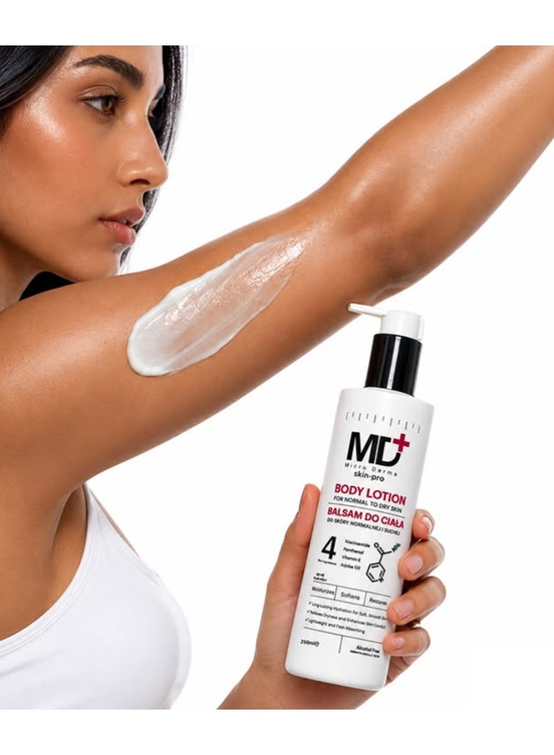 MD Skin Pro Body Lotion For Normal To Dry Skin 250ML - Image 2