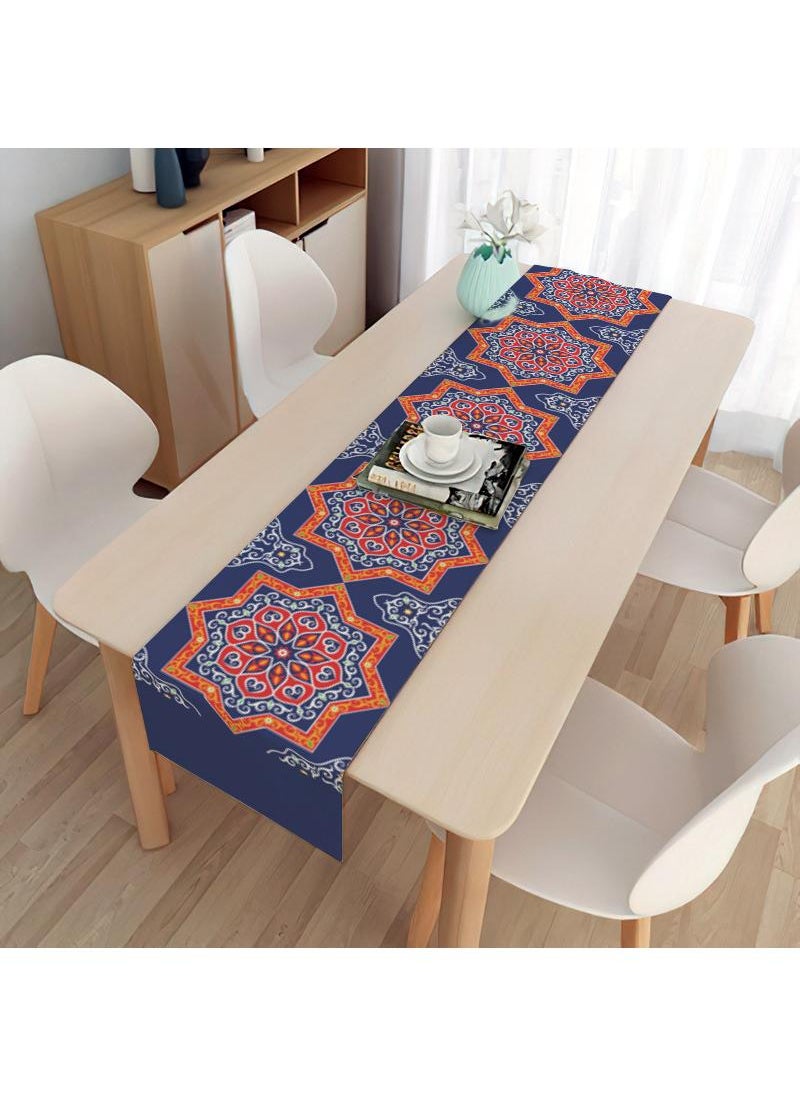 General Eid Mubarak Table Flag Table Runner Ramadan Kareem Table Decorations Ramadan Decor Sets For Dining Supply  - Image 1