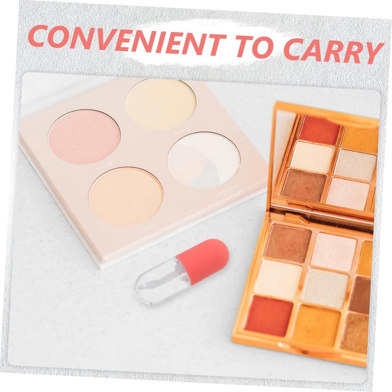10pcs Lip Gloss Tube Shaped Lip Containers for Lipstick Portable Cosmetic Packing for Travel Includes Capsules - Image 3