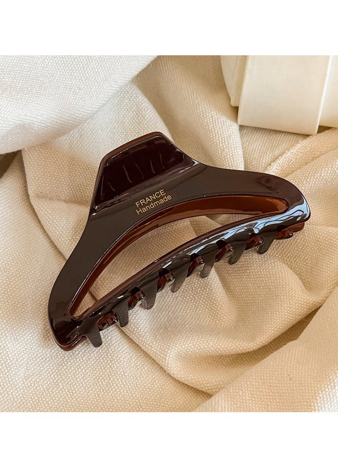 JAKTK 2-piece powerful hair gripper clip, women's half-tie hair gripper clip at the back of the head, high-end shark clip, anti-slip medium to large size hair gripper clip, suitable for women and girls with thick and thin long hair - Image 3