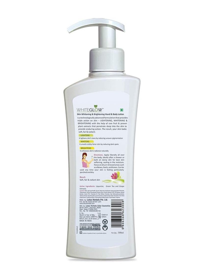 Lotus Lotus Herbals Whiteglow Skin Whitening & Brightening Hand & Body Lotion Spf-25 Pa+++  - Image 2