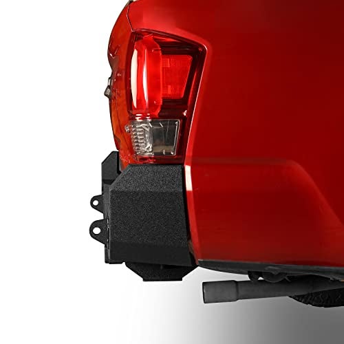 Hooke Road Tacoma Rear Bumper w/2 ×18W LED Lights for 3rd Gen Toyota Tacoma 2016 2017 2018 2019 2020 2021 2022 2023 - Image 4