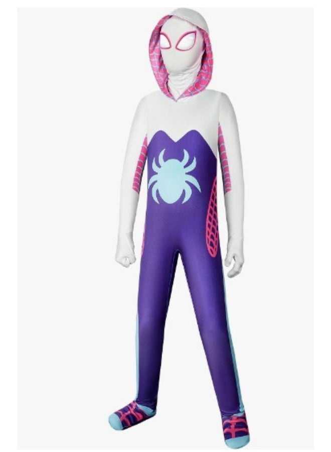NIBEMINENT Halloween Gwen girl costume, children's adult hero costume - Image 1