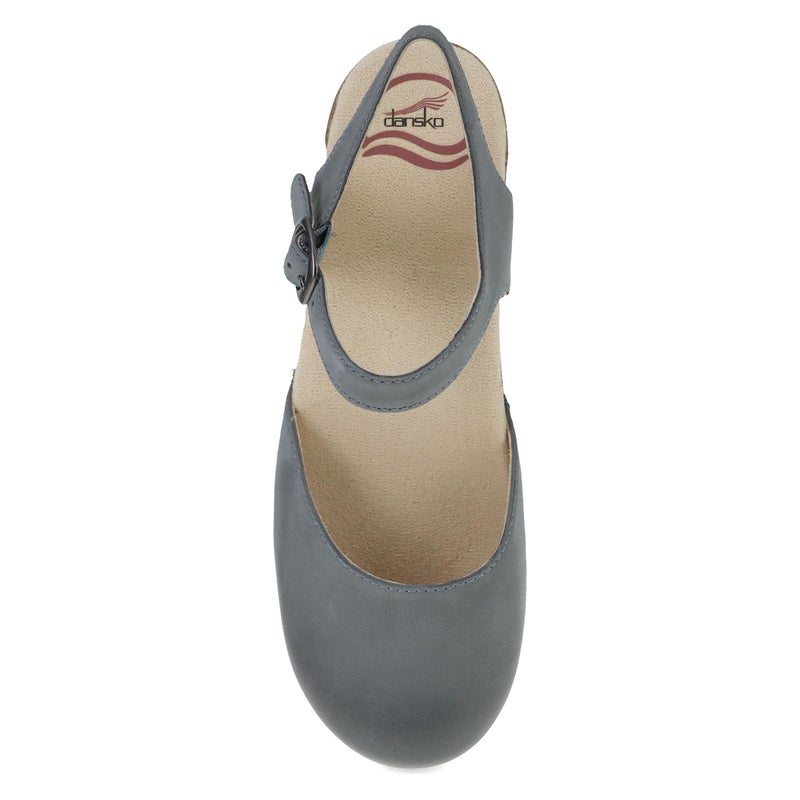 Dansko Women's Sam Sandal, 7.5-8 US, 38 EU, Denim Burnished Nubuck - Image 2