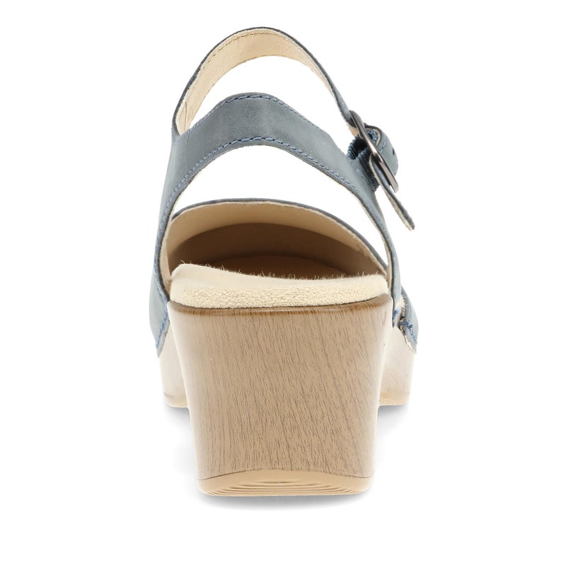 Dansko Women's Sam Sandal, 7.5-8 US, 38 EU, Denim Burnished Nubuck - Image 5