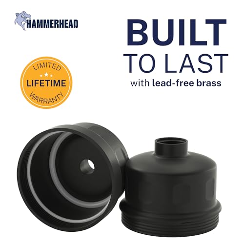 HammerHead Showers® Solid Metal Shower Head Filter – KDF 55 Shower Filter, High Pressure Universal Shower Filters to Remove Toxic Chemicals – Removes Chlorine and Heavy Metals – Matte Black - Image 4