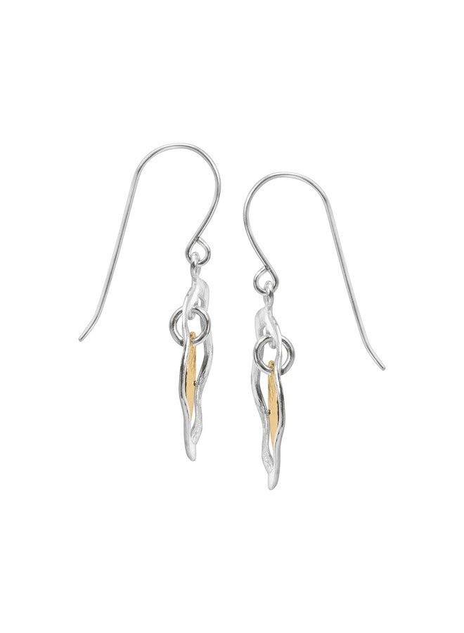 Silpada 'Marbella' Two-Tone Disc Drop Earrings In Sterling Silver And Gold-Plating - Image 4