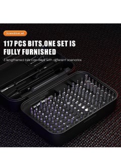 Houmt HOUMT 150-in-1 Precision Screwdriver Set – Repairing Tools Kit 117 Magnetic CR-V Batch Heads Magnetic Multi-Bit Driver Kit for Phone Laptop Watch and Electronics Repair  - Image 3