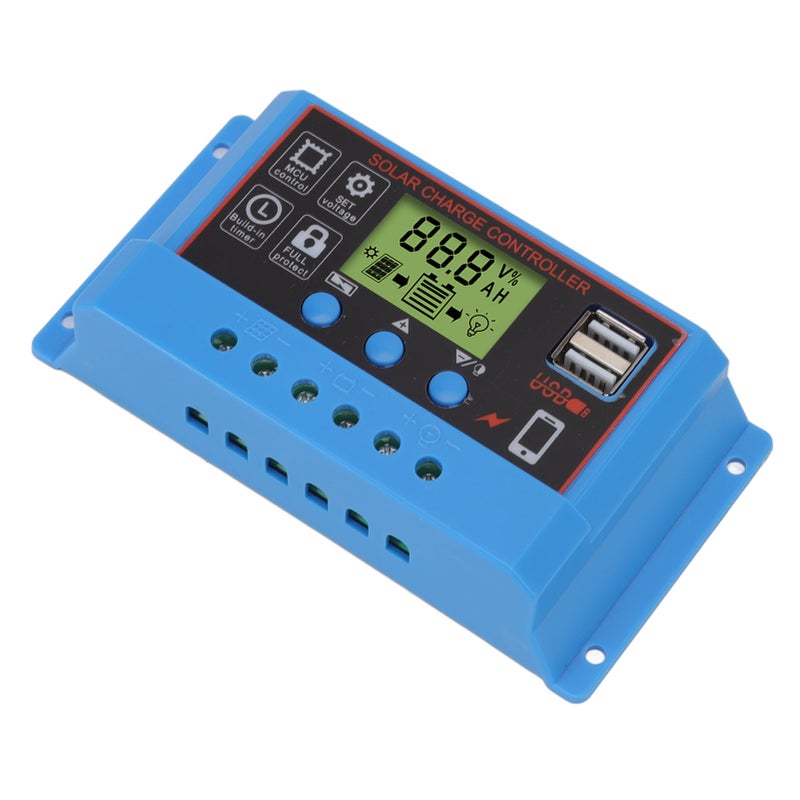 12V 24V Solar Charge Controlle LCD Display Solar Panel Controller for Billboard Warning Light 20A - Image 3