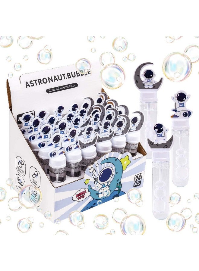 JOYYPOP 24 Pack Mini Bubble Wands For Kids Space Party Favors Astronaut Bubble Wands Summer Gifts For Boys Girls Space Theme Birthday Party - Image 1