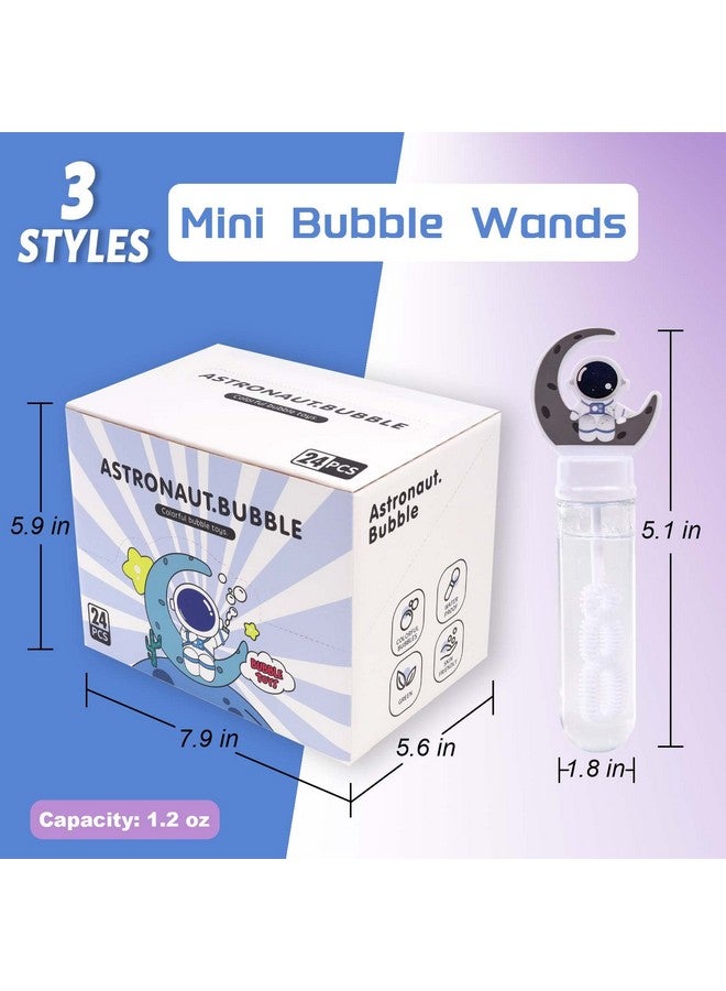 JOYYPOP 24 Pack Mini Bubble Wands For Kids Space Party Favors Astronaut Bubble Wands Summer Gifts For Boys Girls Space Theme Birthday Party - Image 4
