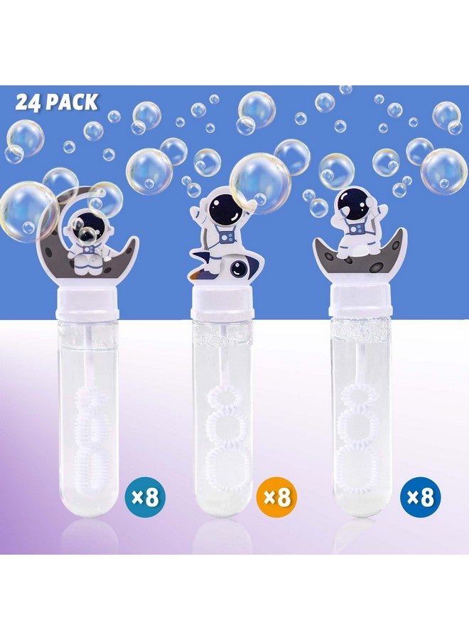 JOYYPOP 24 Pack Mini Bubble Wands For Kids Space Party Favors Astronaut Bubble Wands Summer Gifts For Boys Girls Space Theme Birthday Party - Image 5