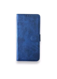 For Apple iPhone XR Flip Full Leather Wallet Card Slot Case wiith Kickstand , with Strap Magnetic Closure, Included Internal Tpu Silicone Case,High Protective Apple iPhone XR (6.1 inch) (Blue)