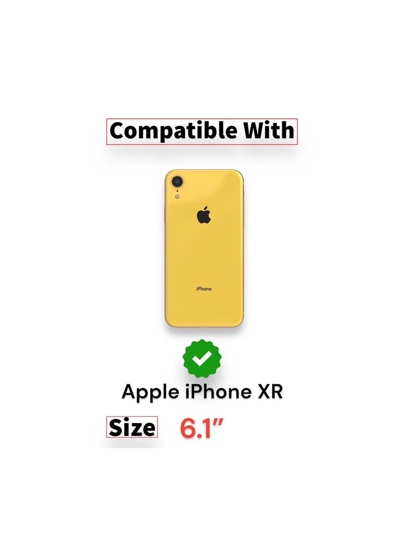 Generic - For Apple iPhone XR Flip Full Leather Wallet Card Slot Case wiith Kickstand , with Strap Magnetic Closure, Included Internal Tpu Silicone Case,High Protective Apple iPhone XR (6.1 inch) (Blue) - Image 1