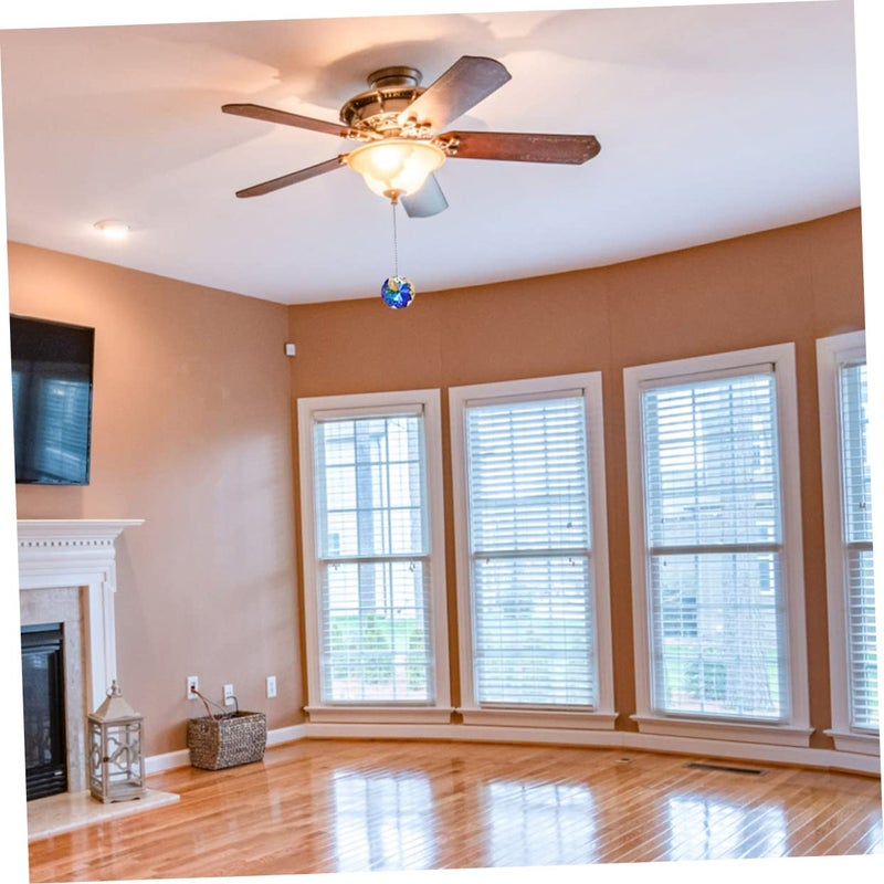 4Pcs Crystal Ball Ceiling Fan Pull Chain Extender Durable Hanging Ornament For Home Lighting - Image 3