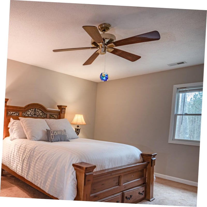 4Pcs Crystal Ball Ceiling Fan Pull Chain Extender Durable Hanging Ornament For Home Lighting - Image 5