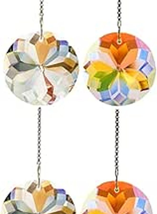 4Pcs Crystal Ball Ceiling Fan Pull Chain Extender Durable Hanging Ornament For Home Lighting - Image 1
