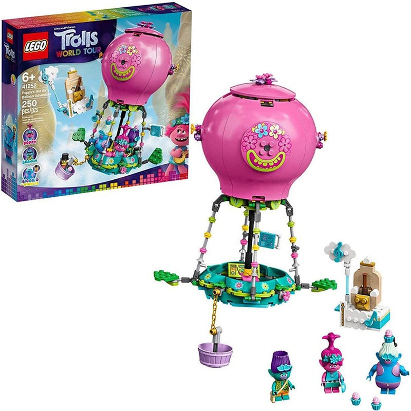 LEGO - Trolls World Tour Poppy's Hot Air Balloon Adventure 250 Pieces - 41252 - Image 2