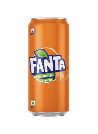 Orange Carbonated Soft Drink Can - view 2