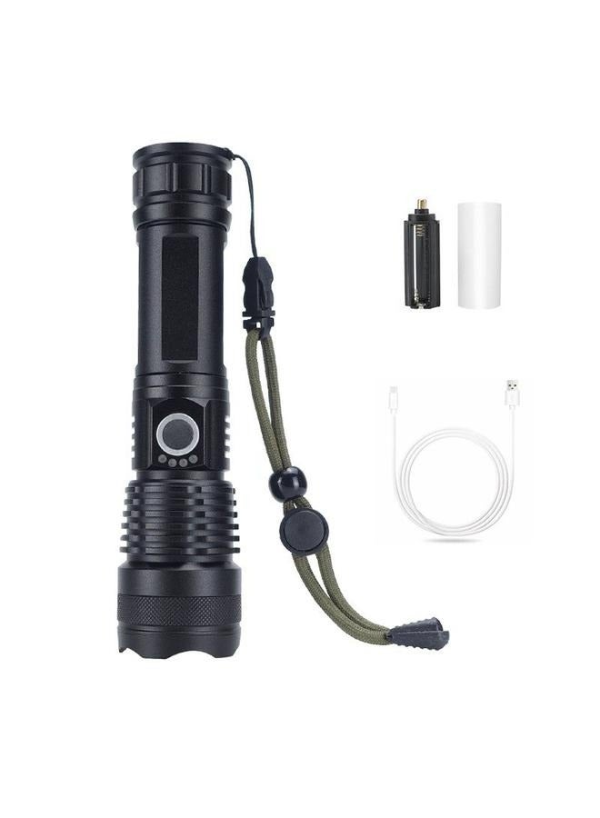 Rechargeable LED Flashlights, Super Bright Zoomable Flashlight with 5 Modes, Handheld Light with 26650 Battery Camping - Image 2