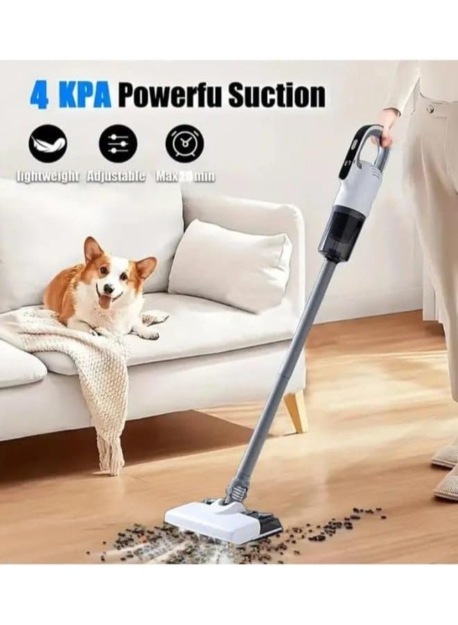 DENX DX2906 Cordless Vacuum Cleaner | 110W High Suction | 660ml Dust Tank & 220ml Water Tank | Wet & Dry Cleaning | Rechargeable 1800mAh Battery | Handheld, Portable Vacuum - Image 5