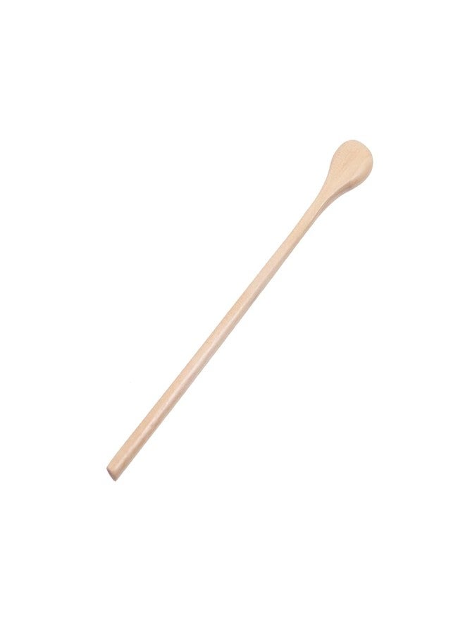 Oedema 8 Pcs Wooden Long Handle Spoons 8 Inch Coffee Tasting Spoons Handmade Stirring Teaspoon for Kitchen Bar Restaurant - Image 4