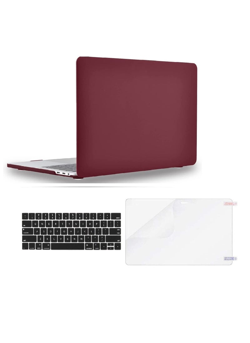 Ntech Ntech Compatible with MacBook Pro 13 inch Case M2 2022 2021 2020-2016 A2338 M1 A2251 A2289 A2159 A1989 A1708 A1706 Plastic Hard Shell Case Cover and Keyboard Skin Cover and Screen Protector  - Image 1