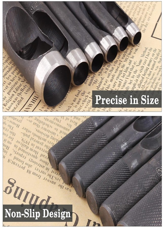 Bivethoi 9mm Gasket Punch, Carbon Steel Hollow Hole Cutter Tool, Watch Band Leather Hole Punch for Belts Fabric Canvas Paper Plastic Craft (Metric) - Image 5