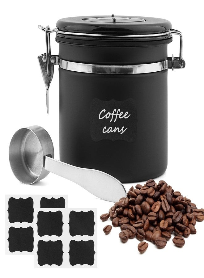 Restynic 21oz Stainless Steel Airtight Coffee Canister with CO2 Valve & Date Tracker, Perfect for Coffee, Tea, Sugar, and More - Home & Office Use - Image 1