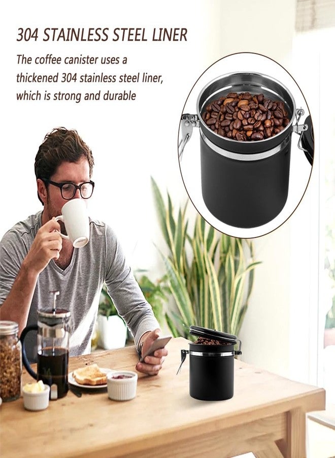 Restynic 21oz Stainless Steel Airtight Coffee Canister with CO2 Valve & Date Tracker, Perfect for Coffee, Tea, Sugar, and More - Home & Office Use - Image 5