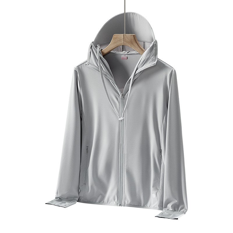 Ge Deng Custom UPF50+ Women's Sun Protection Jacket Ice Silk Breathable Print Logo - Image 5