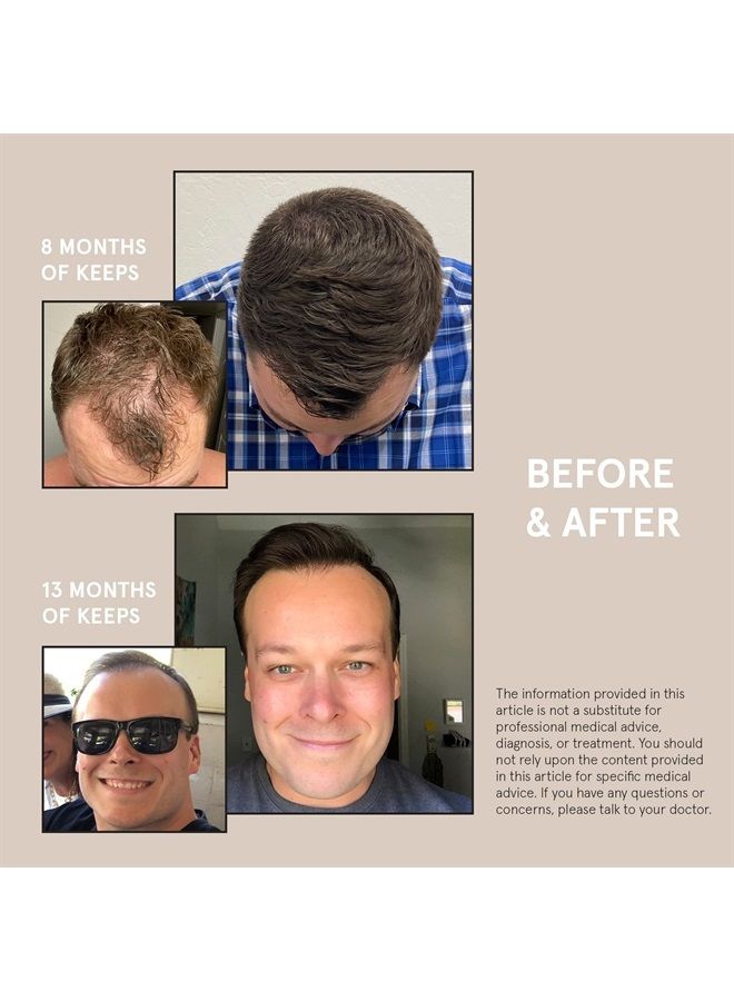 Keeps Extra Strength Minoxidil for Men Topical Hair Loss Aerosol Foam 5%, Hair Growth Treatment - 3 Month Supply, 3 X 2.11Oz Bottles - Thicker, Longer Hair - Slows Hair Loss And Promotes Hair Regrowth - Image 5