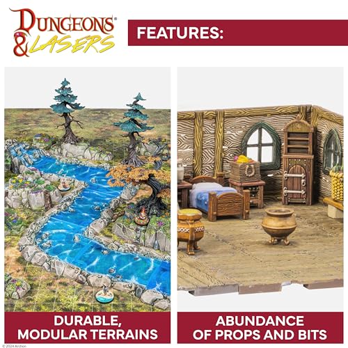 Dungeons & Lasers Dungeons Lasers Mimic Dragon Miniature Figure Tall 5 Height with Scenic Base 5E Compatible for use with DND and Tabletop RPG Games Highly Detailed and Unpainted - Image 5