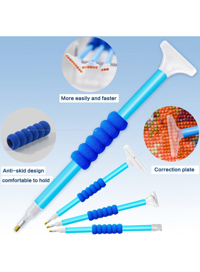 Suptikes Diamond Painting Accessories,Diamond Painting Tools with Cute Blue Roller and Diamond Embroidery Box for DIY Diamond Painting Art - Image 3
