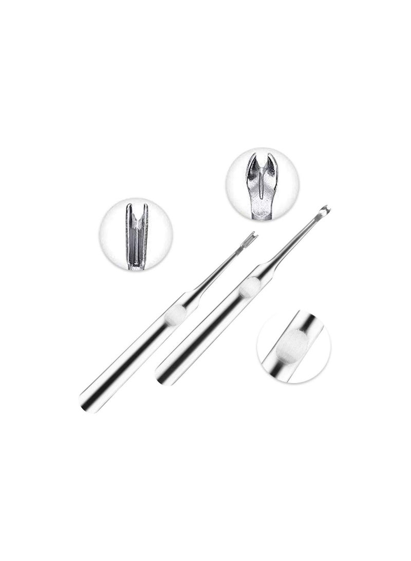 GGOOT 8pcs Edge Leather Beveler Cutting Leather Edge Skiving Tools V-Shaped Leather Groover Tool U-Shaped Groover for Leather Carving Working Handbags Wallets DIY Craft Tool Silver  - Image 3