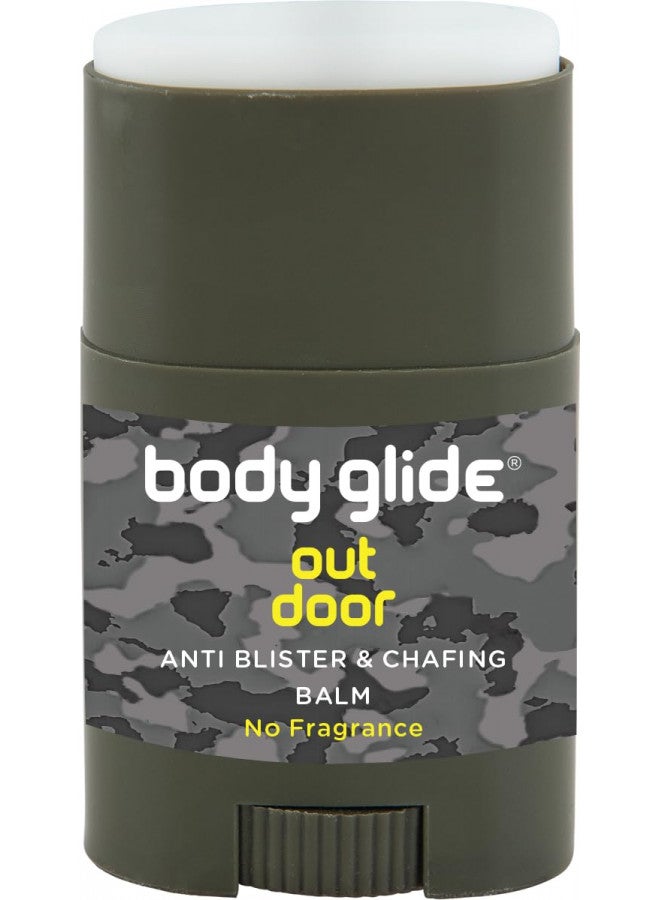 BodyGlide Body Glide Outdoor Anti Chafe Balm. Fragrance free anti chafing stick trusted in basic training, endurance sports and everyday life. Use on neck, shoulders, chest, arms, butt, groin, thighs & feet - Image 1