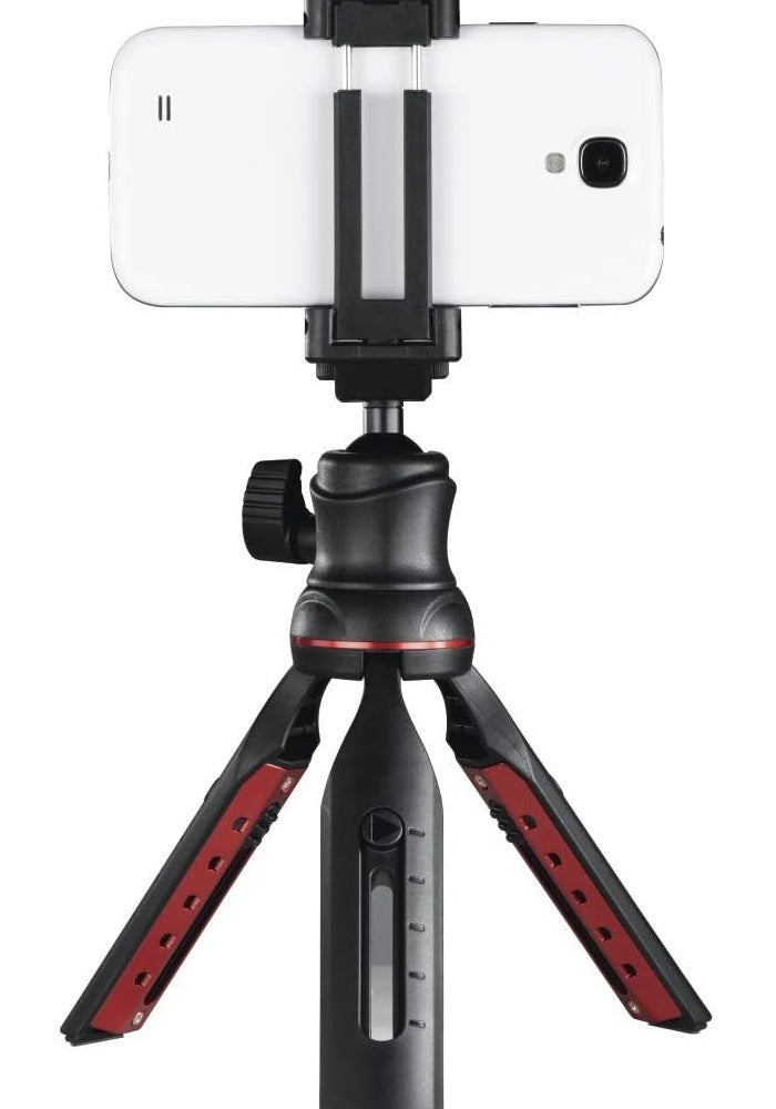 Hama 4635 Solid II 21B Table Tripod with Bluetooth Remote, Black - Image 2