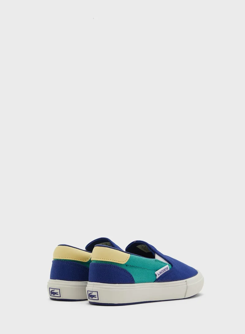 LACOSTE Kids Jump Serve Slip Ons