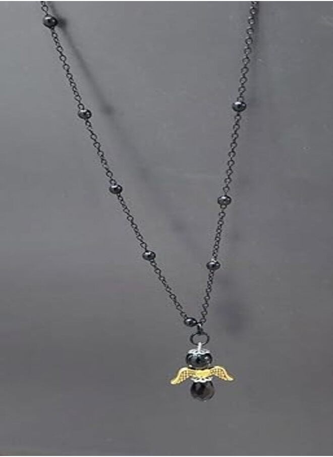 tag Black Necklace and Bracelet Set Accessories for Women  - Image 2
