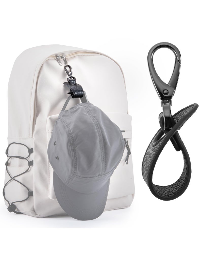 Excefore Hat Clip for Travel, 2 Pcs Elastic Hat Clip for Backpack, Bag and Purse, Hands-Free Clip-on Holder Strap, Hands-Free Bag Accessory for Baseball, Snapback, Ponytail Caps, Outdoor Travel Accessory  - Image 1