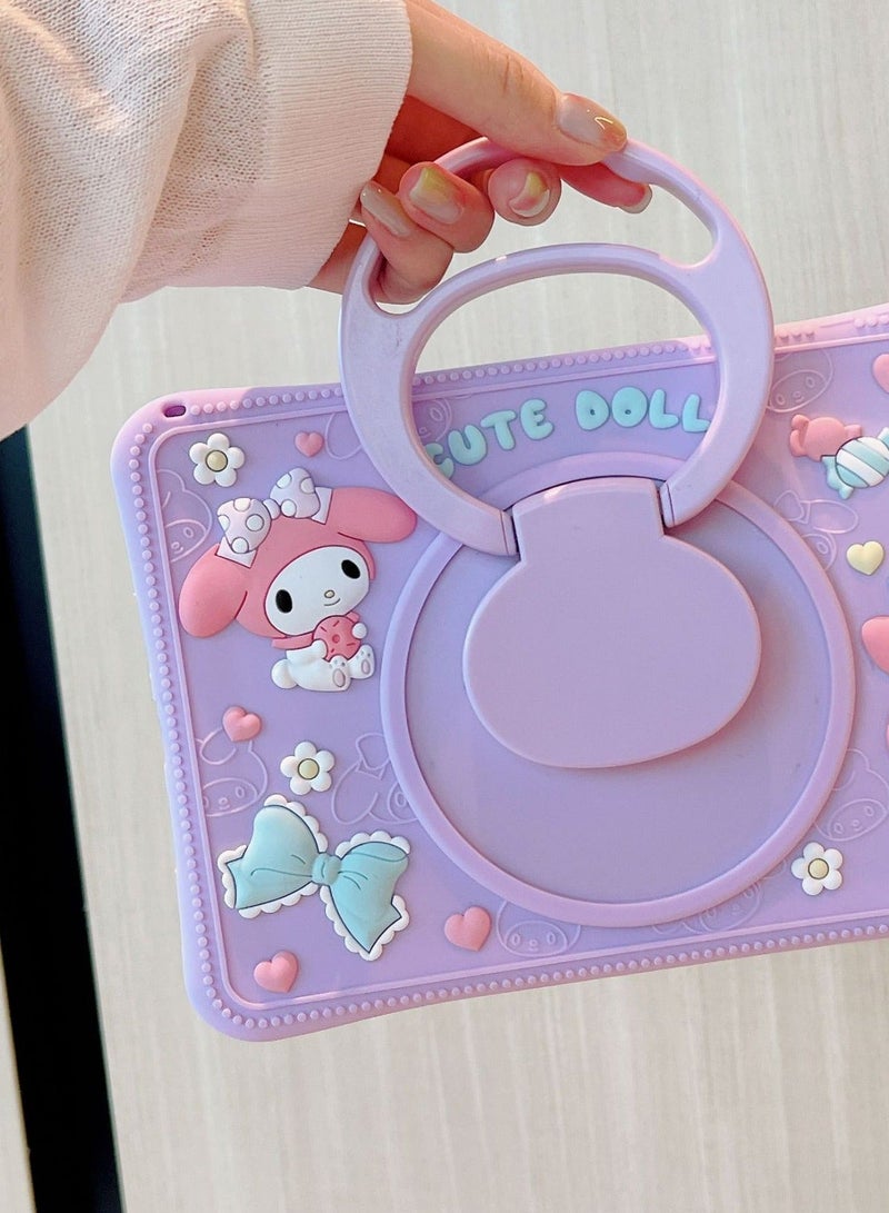 Cartoon protector for iPad 10th Generation Case Girls-10.9 inch Cases with Handle Stand Shoulder Cute Cartoon Girly Teens Tablet Cover for iPad 10th Gen 2022 - Image 3