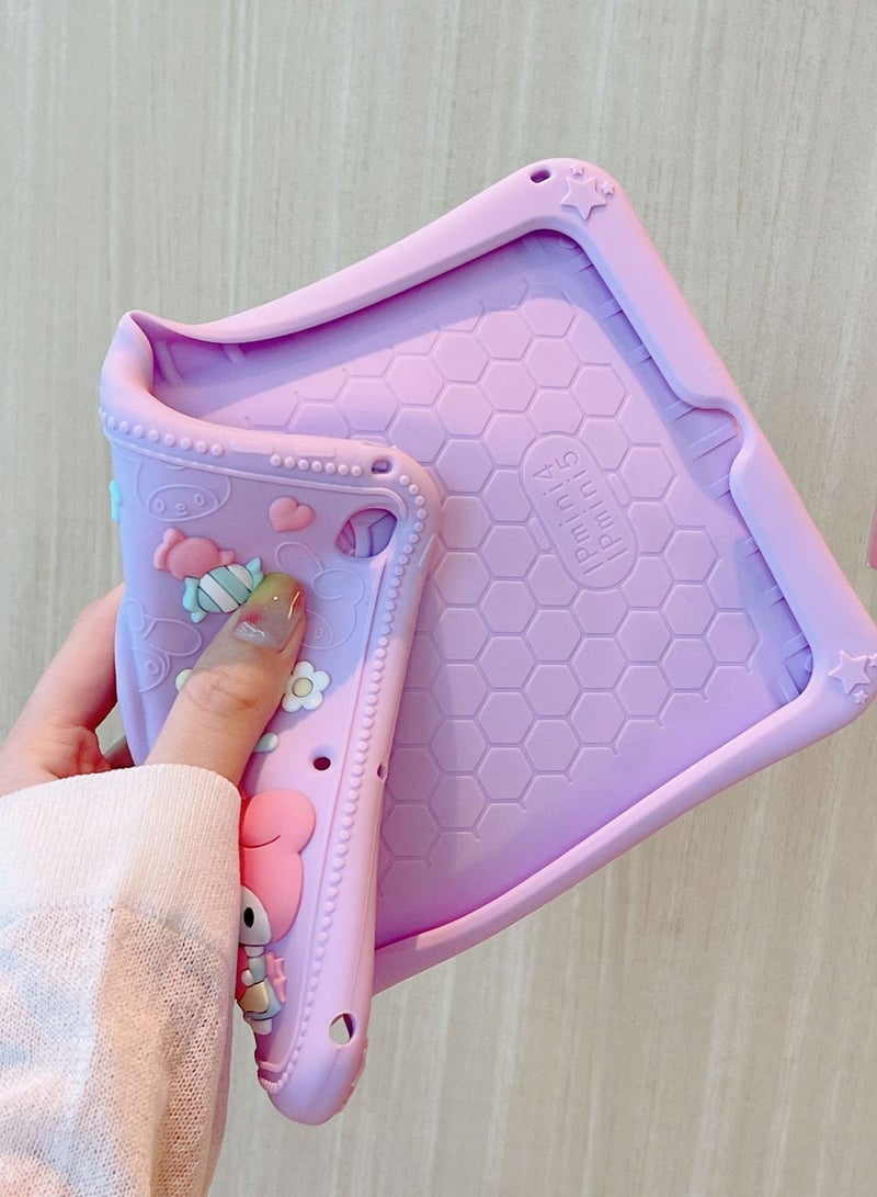 Cartoon protector for iPad 10th Generation Case Girls-10.9 inch Cases with Handle Stand Shoulder Cute Cartoon Girly Teens Tablet Cover for iPad 10th Gen 2022 - Image 4