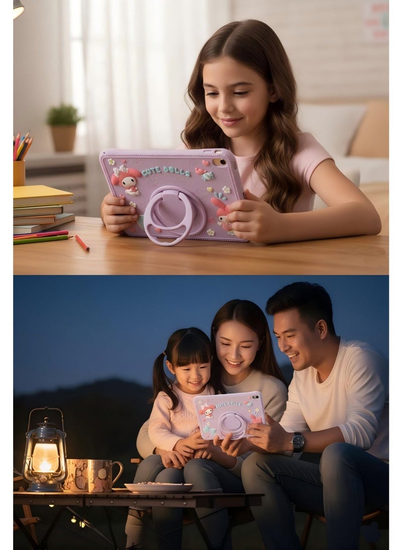 Cartoon protector for iPad 10th Generation Case Girls-10.9 inch Cases with Handle Stand Shoulder Cute Cartoon Girly Teens Tablet Cover for iPad 10th Gen 2022 - Image 5