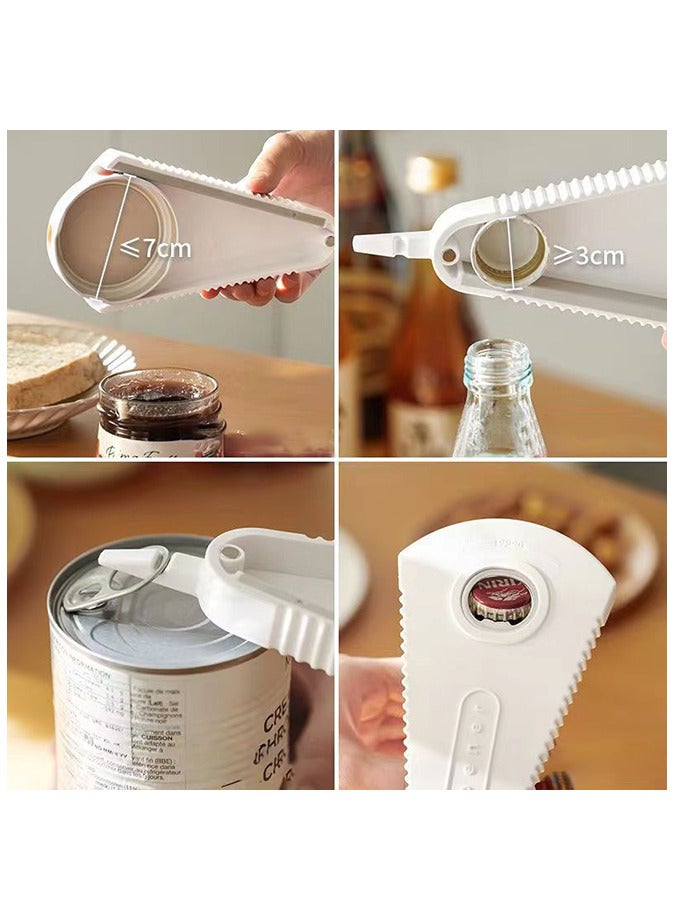 Multi Purpose Bottle Opener Beer Can Opener White