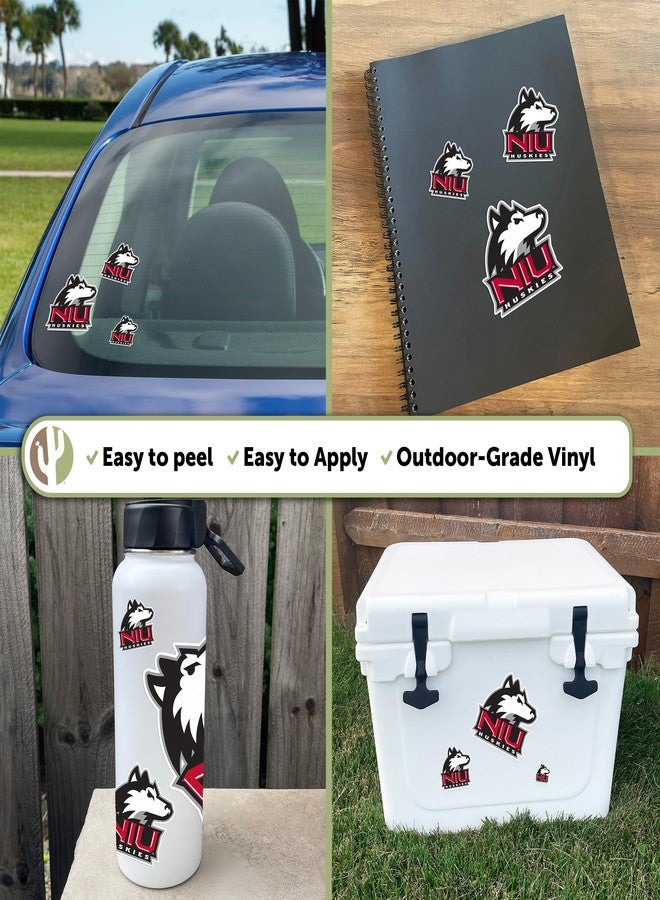 Desert Cactus Northern Illinois University Sticker NIU Huskies Vinyl Decals Laptop Water Bottle Car Scrapbook T3 (Type 3-1) - Image 2