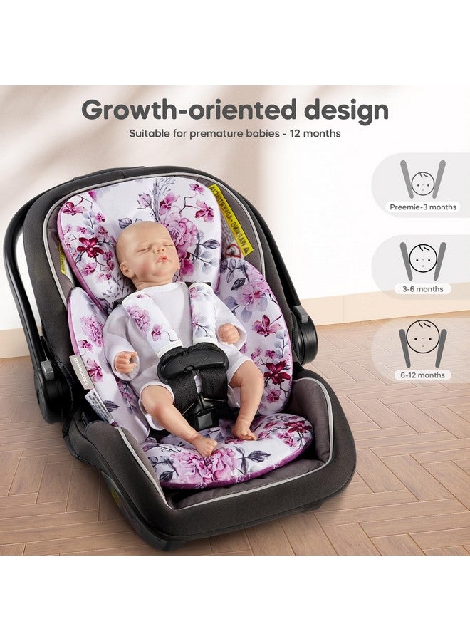 mamatepe Infant Car Seat Insert Babybody Support for Newborn Infant Toddler, Soft Breathable Fabric, Compatible with 3 to 5 Point Harness Systems, Fit for Carseats, Strollers, Swing - Image 5
