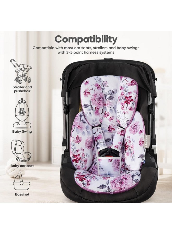 mamatepe Infant Car Seat Insert Babybody Support for Newborn Infant Toddler, Soft Breathable Fabric, Compatible with 3 to 5 Point Harness Systems, Fit for Carseats, Strollers, Swing - Image 2